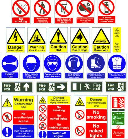 Customized Green Square Safety Signage, For Office, High Ways, Roadsides, Street, Size : Multisize