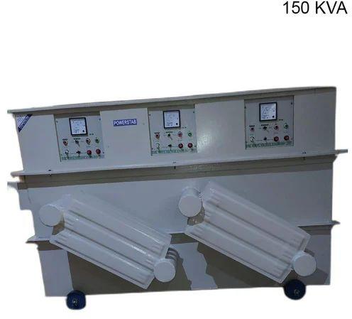 150 KVA Servo Voltage Stabilizer, For Industrial, Feature : Auto Cut, Shocked Proof, Stable Performance