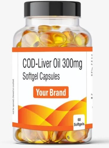 Cod Liver Oil 300 Mg Sofgel Capsules