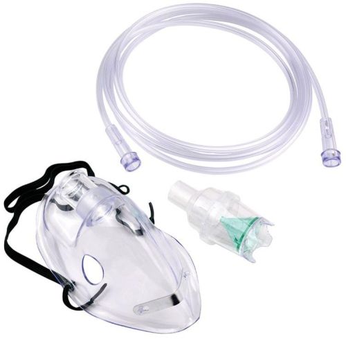 Transparent Plastic Nebulizer Mask, For Hospital Use, Personal Use, Feature : Disposable, Reusable