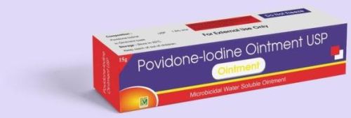 Povidone Iodine Ointment Cream, For Antiseptic Disinfectant Agent, Packaging Type : Tube