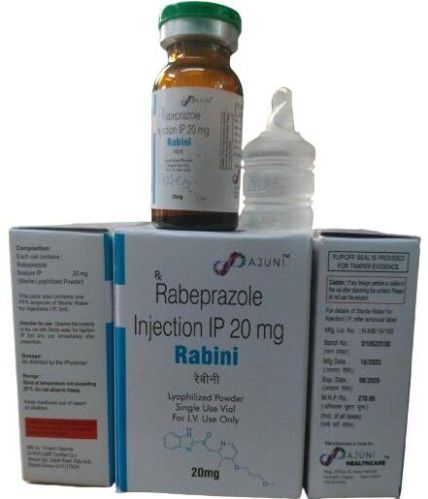 Transparent Liquid Rabeprazole 20mg Injection, For Clinic, Hospital