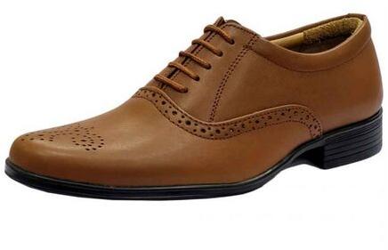 Brown Mens Leather Formal Shoes, Feature : Anti Adour, Comfortable, Shining