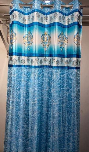 Polyester Galaxy Patch Curtains, For Hotel, Home, Color : Multicolor