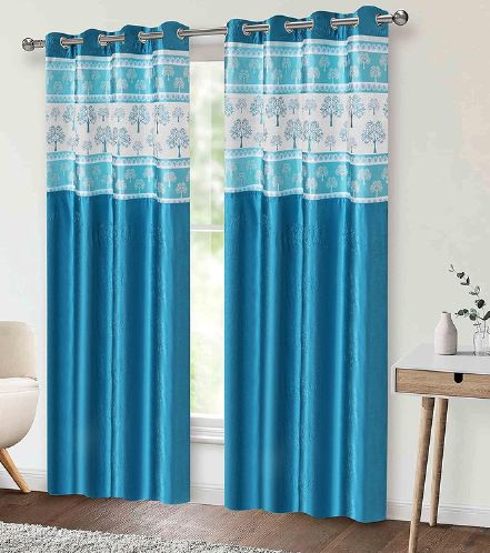 Multicolor Polyester Sofia Patch Work Curtains, For Window, Doors