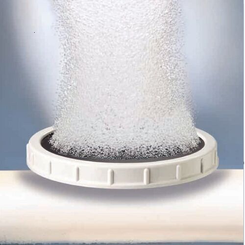 Black Round Plastic Fine Bubble Diffuser, For Industrial, Size : Standard