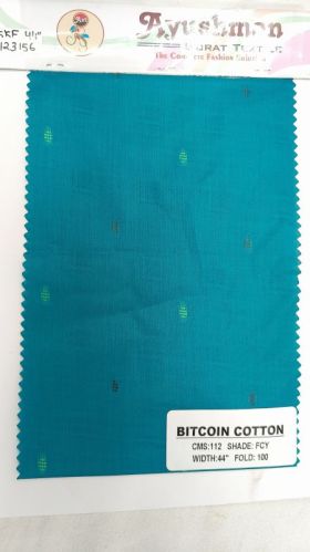 BITCOIN COTTON SHIRTING FABRIC FR MEN, For SHIRTING/KURTA