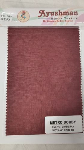 METRO DOBBY SHIRTING FABRIC FOR MEN, Width : 44inch
