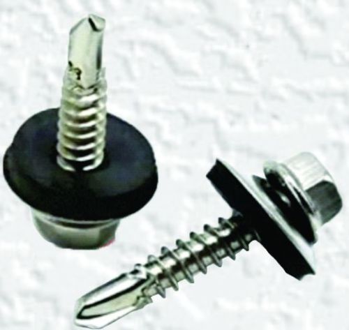 Hexagonal Head Self Drilled Screw, For Corrosion Resistant, Color : Silver