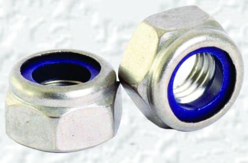 Mild Steel Nylock Nut for Fitting Use