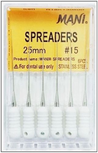 Mani Finger Spreader 25mm (Pack Of 6) Dental Root Canal Endodontic Files