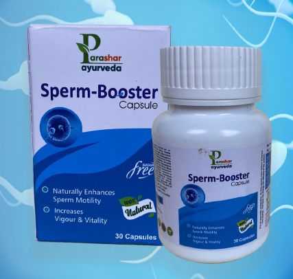 Sperm Booster Capsule, Packaging Type : Plastic Container