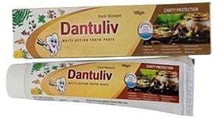 Dantuliv Toothpaste, Packaging Size : 100gm for Teeth Cleaning