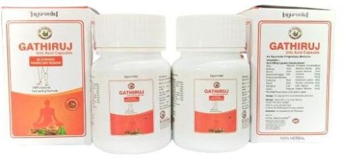 Gathiruj Uric Acid Capsules, Packaging Type : Plastic Bottle