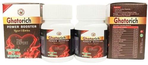 Yellow Ghatorich Capsules, For Aphrodiasic/Sex, Grade Standard : Herbal Grade