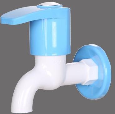 Pbt Ptmt Polished Plastic Royal Blue Bib Cock, For Kitchen, Bathroom, All Plumbing Taps, Packaging Type : Paper Box