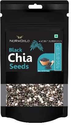 Norworld Black Chia Seeds, For Human Consumption, Shelf Life : 1year