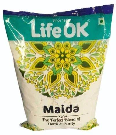 Life Ok Maida Flour, Color : White, Packaging Type : PP Bag