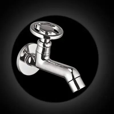 Azaro Stainless Steel Circulo Long Body Tap