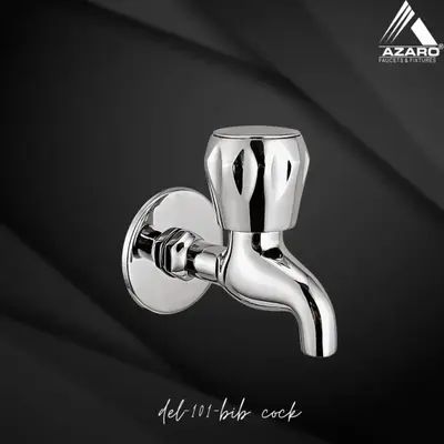 Azaro Polished Stainless Steel Delta Bib Cock Tap, For Kitchen, Bathroom, Feature : Fine Finished