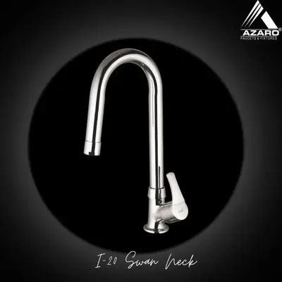 Azaro Brass I-20 Swan Neck Tap, Packaging Type : Paper Box