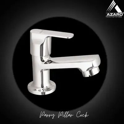 Polished Stainless Steel Parry Pillar Cock Tap, For Kitchen, Bathroom, Feature : Rust Proof, Fine Finished