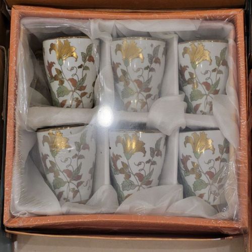 Multi Color Round Printed Polished Imported Ceramic Tea Cup, Size : Standard