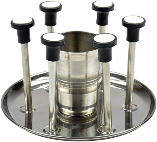 Silver K-50556 S.S Glass Stand