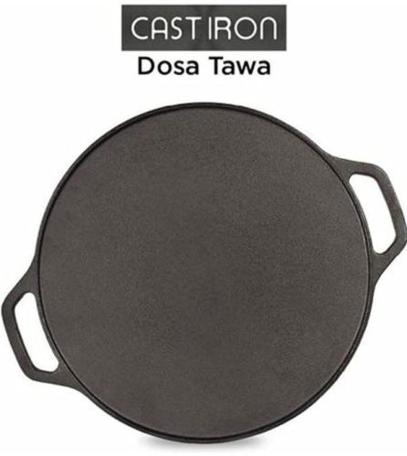 Black Panore Cast Iron Dosa Tawa, For Cooking, Connection : Female