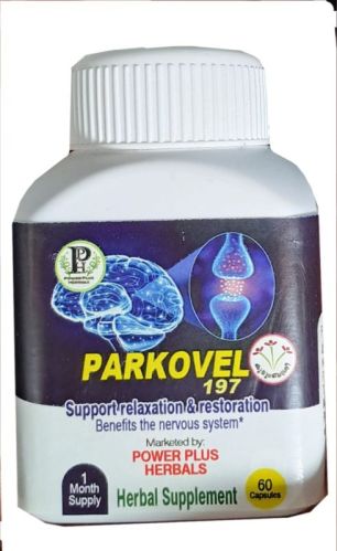 Parkovel 197 Capsules, Packaging Type : Plastic Bottle