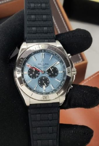 Breitling Super Chronomat B01 44 Ice Blue Dial Swiss Watch