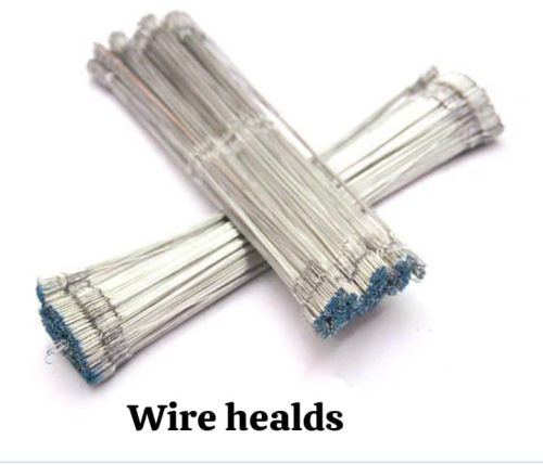 Silver Polished Stainless Steel Wire Healds, For Textile Industry