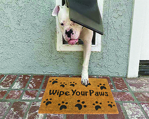 Rectangular Rubber Doormat, For Office, Home, Size : Multisize