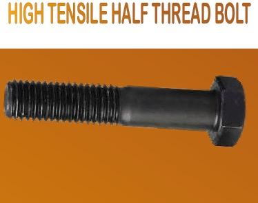 High Tensile Half Thread Bolt, For Fittings, Feature : Corrosion Resistance