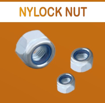 Silver Stainless Steel Nylock Nut, For Fitting Use