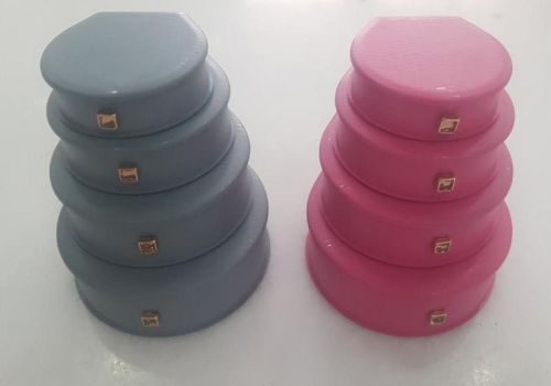 Multicolor Round Plastic Plain Bangle Packaging Box