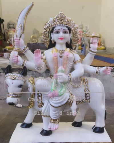 Umiya Mata Marble Moorti (Size: 18 Inch)