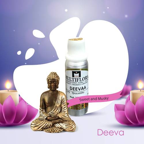 Multiflora Deevaa Fragrance Oil, Packaging Type : Aluminium Bottle