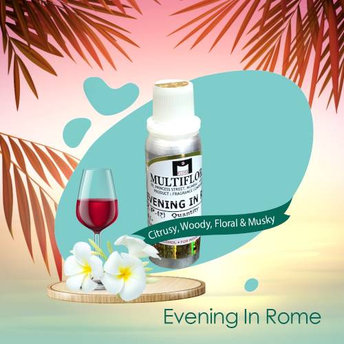 Evening In Rome Fragrance Oil, Packaging Type : Aluminium Bottle