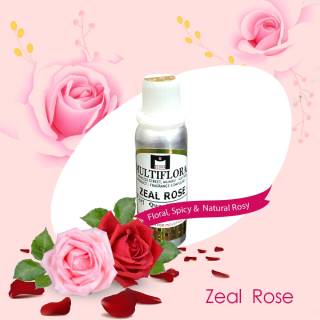 Zeal Rose Fragrance Oil, Packaging Type : Aluminium Bottle