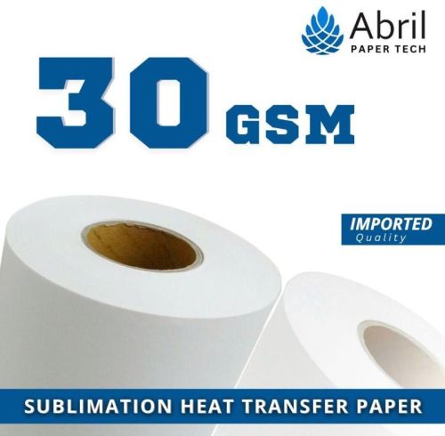 30 GSM Sublimation Heat Transfer Paper Roll