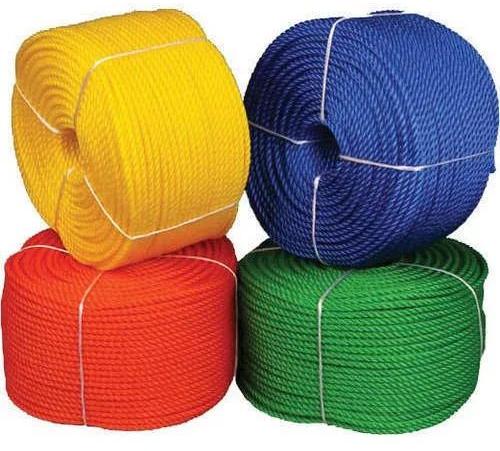 Multicolor Plain Plastic Rope, Packaging Type : Bundle