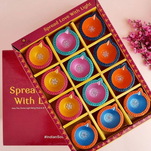 Satvik Traditional Clay Diya, For Decoration