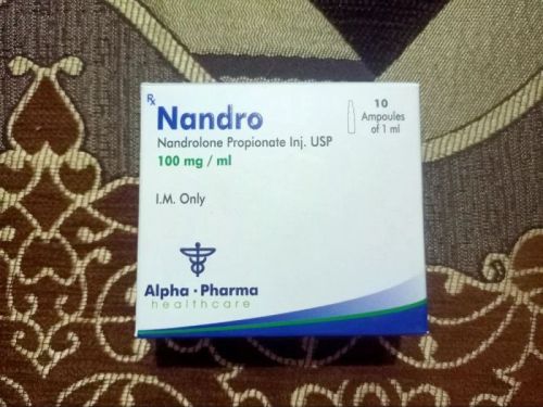 Liquid Alpha Pharma Nandrolone Propionate 100mg Injection, For Hospital, Clinic, Purity : 99.9%