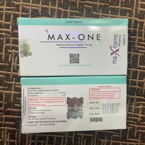 Liquid Max One 10mg Tablet, For Human Consumption, Packaging Type : Box