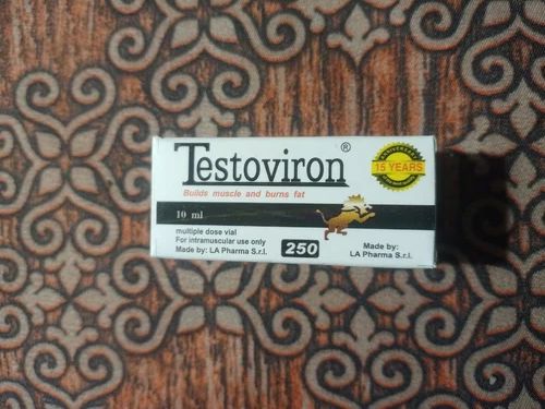 Transparent Liquid Testoviron 250mg Injection, For Hospital, Clinic, Purity : 99.9%