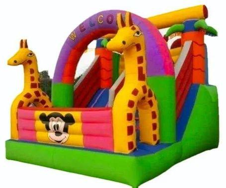 10 X 25 Feet Giraffe Theme Bouncy Castle