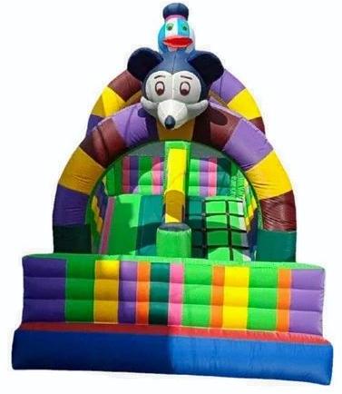 Multicolor 9x12 Feet Inflatable Slide Bouncy, For Water Park, Events, Wedding