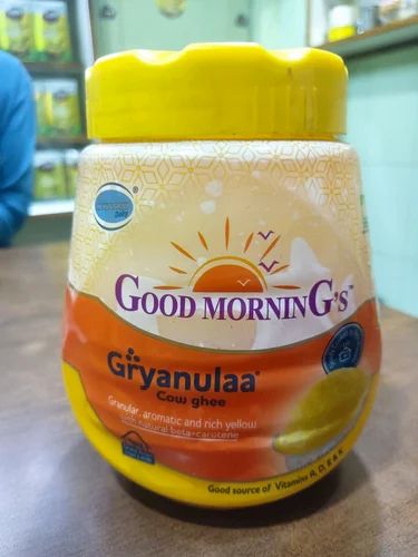 Yellow Liquid 1 Litre Gryanulaa Cow Ghee, For Cooking, Worship, Packaging Type : Plastic Jar