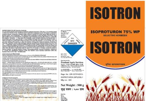 Isotron Isoproturon 75% WP Selective Herbicide, For Agriculture, Standard : Bio Grade